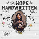 Hope Tala - The Hope Handwritten 2025 Tour Thursday 13 November 2025