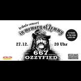 Tribute concert: In memory of Lemmy u.a.m. 667 & OZZYFIED Saturday 27 December 2025